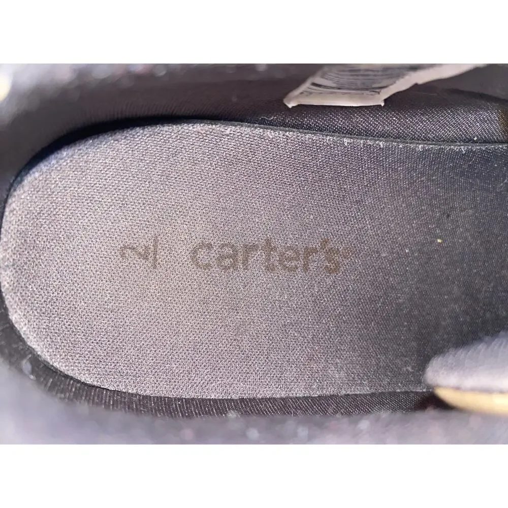 Carter's Boy's Oxford Ankle High 2M Brown Tan Lace Up Children's Shoe